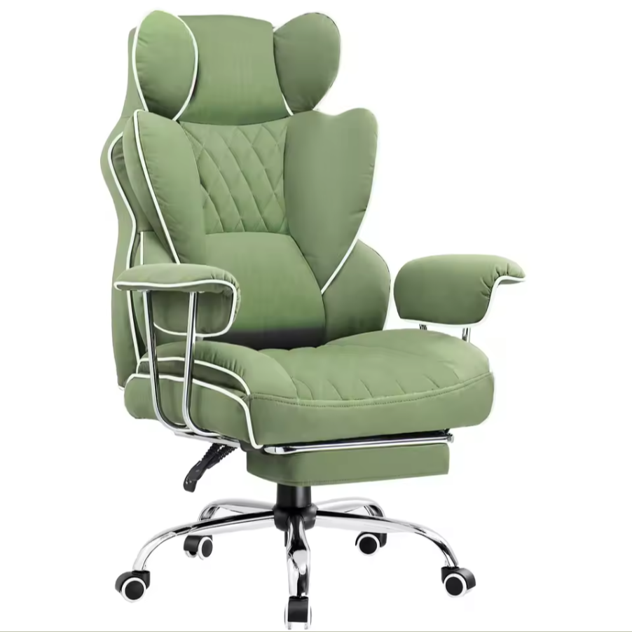Comfortable Reclining Foot Cushion Gaming and Office Chair