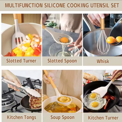 Durable Silicone Cooking Utensil Set