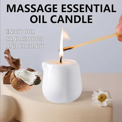 Relaxing Scented Massage Essential Oil Candle