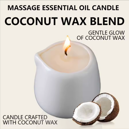 Relaxing Scented Massage Essential Oil Candle