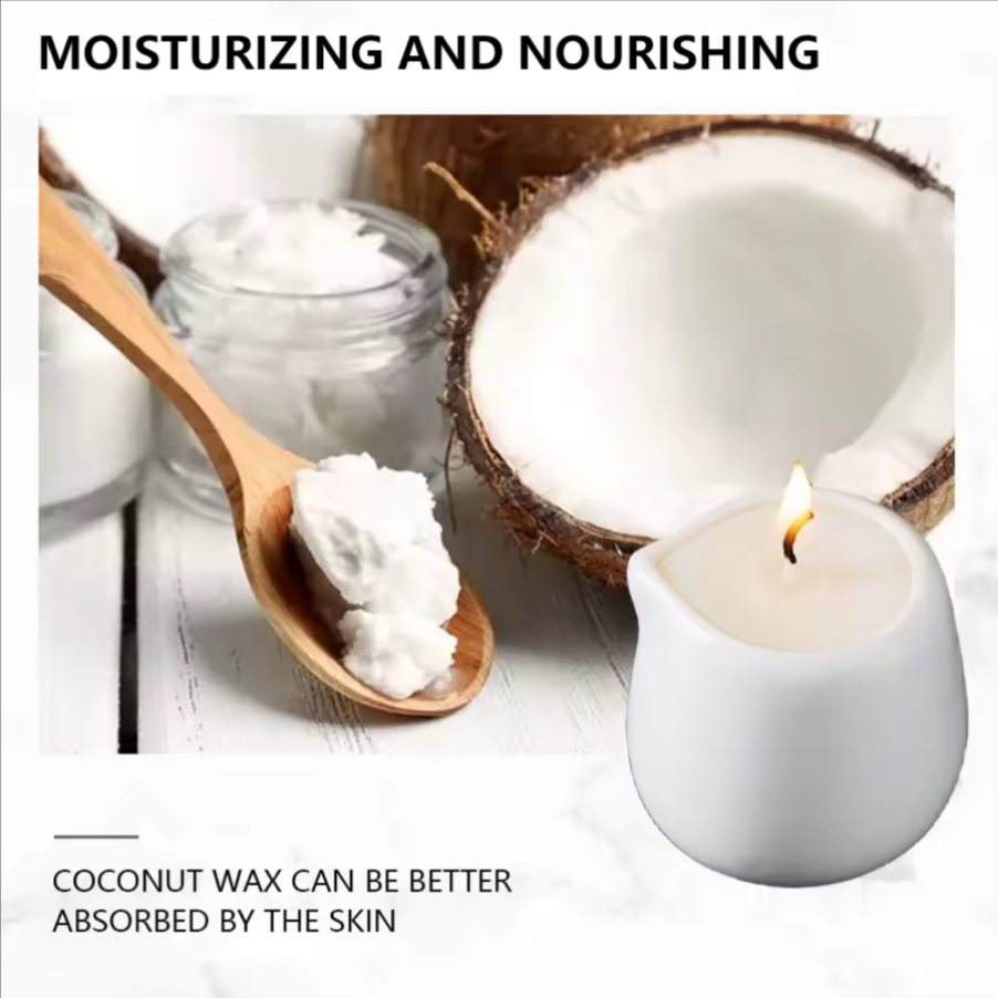 Relaxing Scented Massage Essential Oil Candle