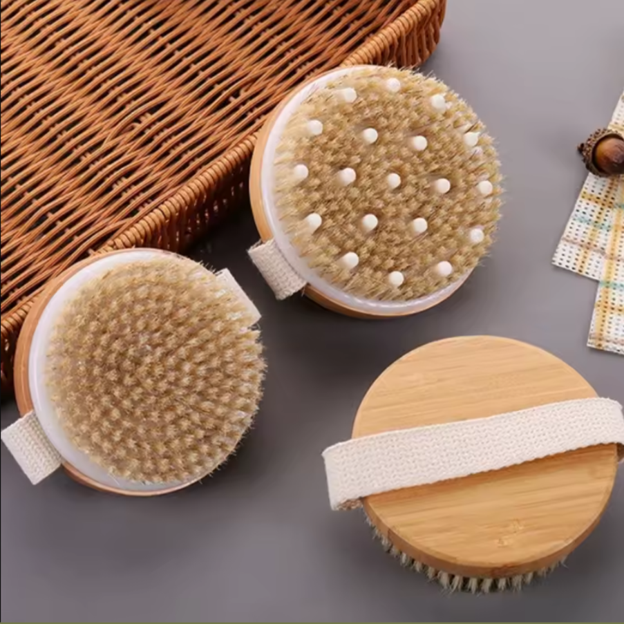 Small Massage Dry Brush For Lymph Drainage