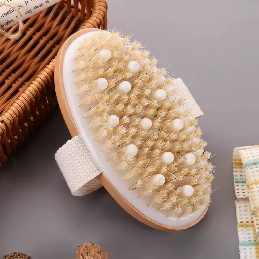 Small Massage Dry Brush For Lymph Drainage