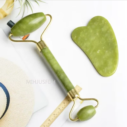3PC Olive Green Jade Rolller
