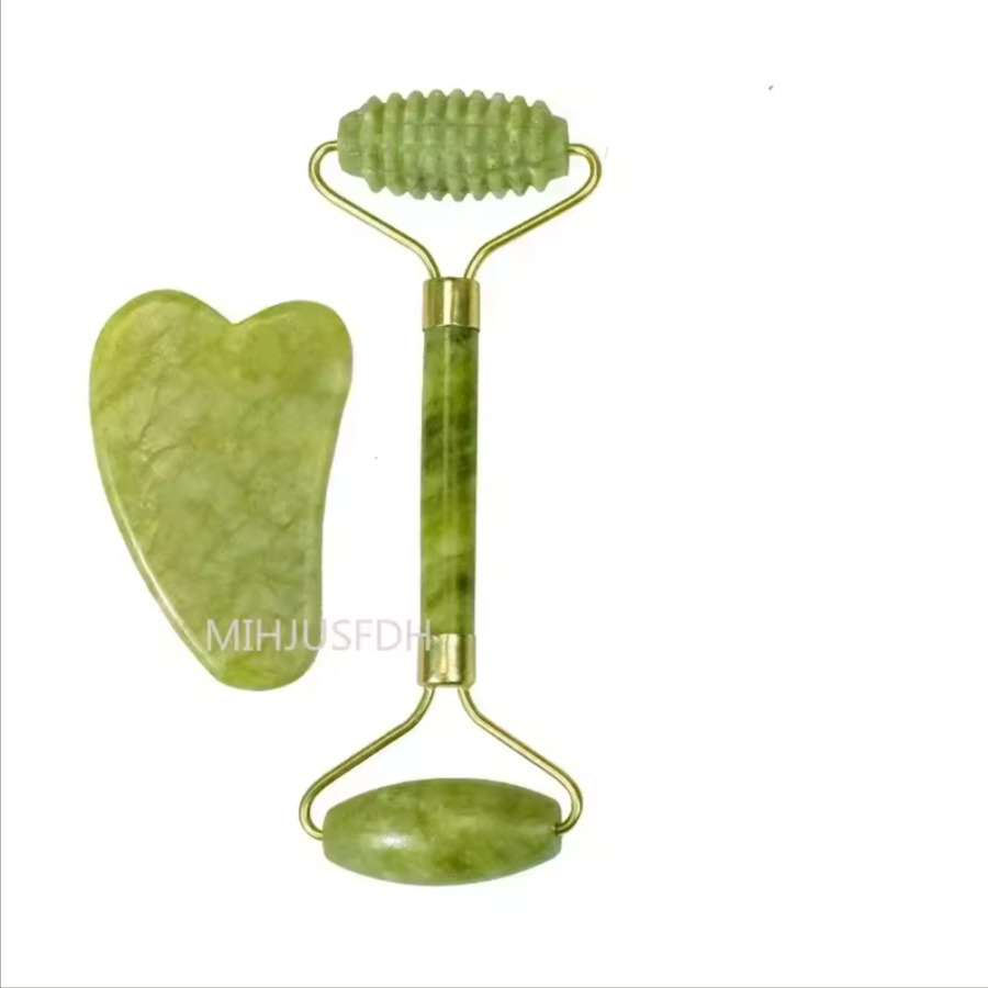 3PC Olive Green Jade Rolller