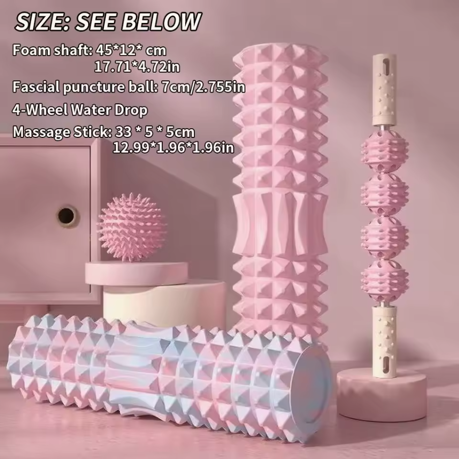 Full Body At Home Massage Foam Kit Roller Set