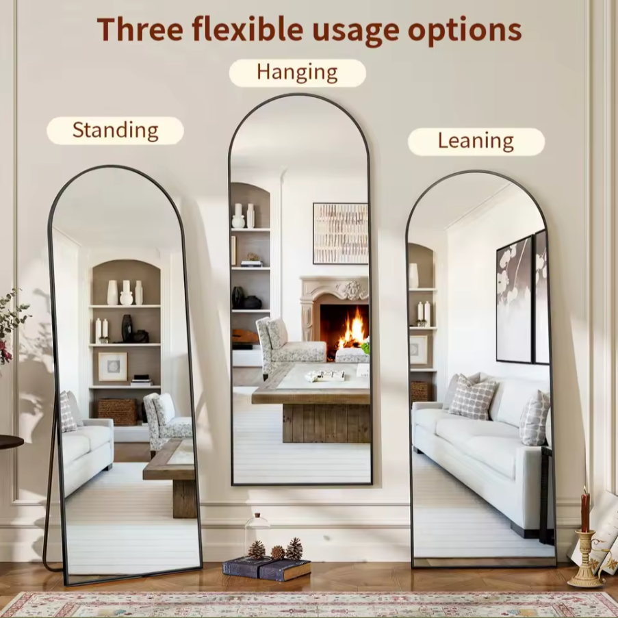 Fancy Full Body Arched Mirror