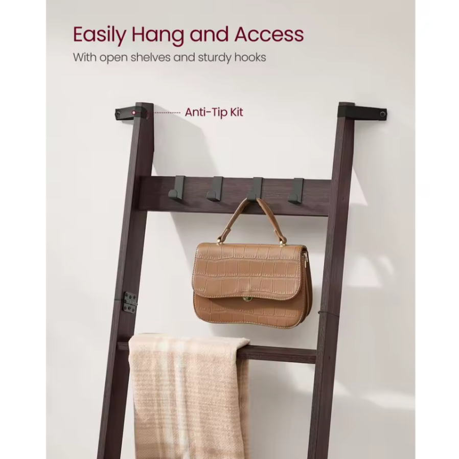Blanket Towel Ladder Rack | 5-Tier Modern Storage Stand