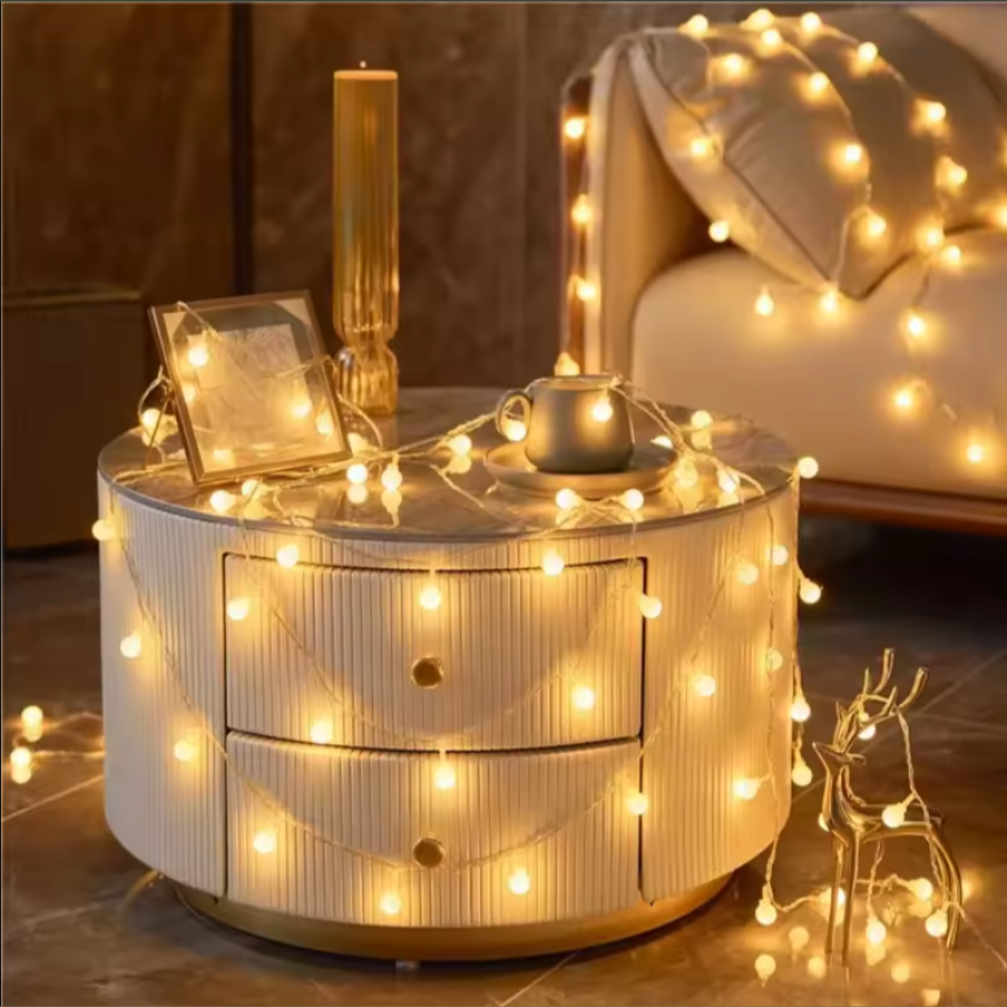 Round Fairy String Lights | Cozy Indoor & Outdoor Ambient Lighting
