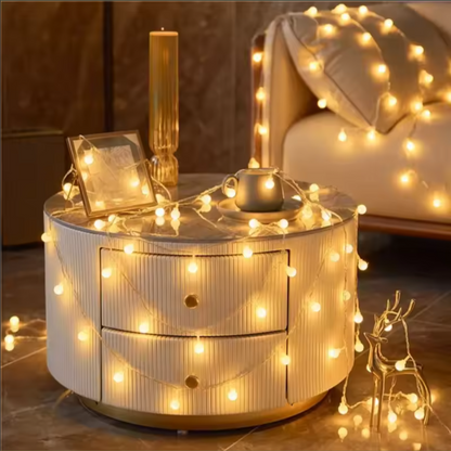Round Fairy String Lights | Cozy Indoor & Outdoor Ambient Lighting