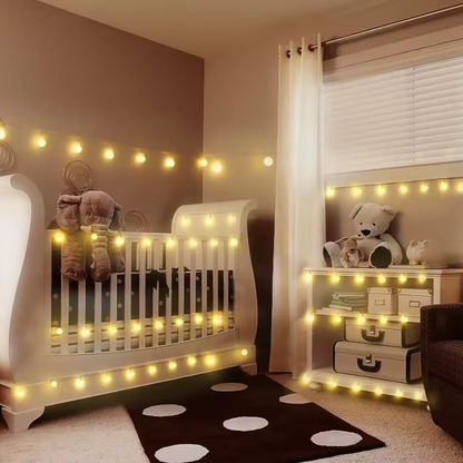 Round Fairy String Lights | Cozy Indoor & Outdoor Ambient Lighting