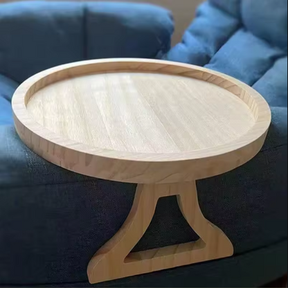 Wooden Sofa Arm Tray | Adjustable Couch Snack Table