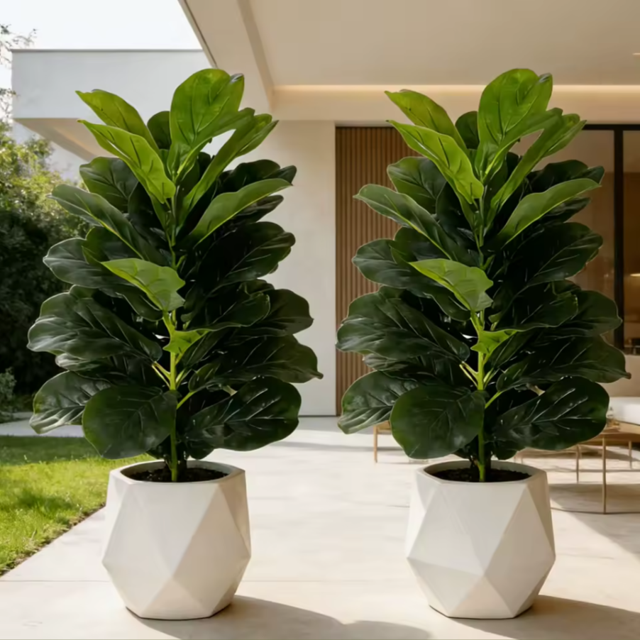 Artificial Fig Tree Plant | Realistic Indoor & Outdoor Accent Tree