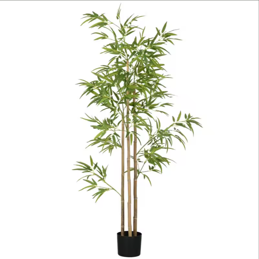 Artificial Bamboo Tree | 70-Inch Indoor &amp; Outdoor Statement Plant