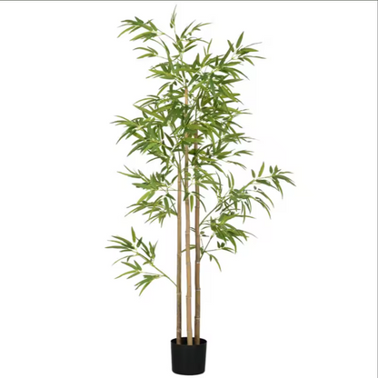 Artificial Bamboo Tree | 70-Inch Indoor &amp; Outdoor Statement Plant