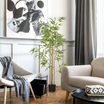 Artificial Bamboo Tree | 70-Inch Indoor &amp; Outdoor Statement Plant