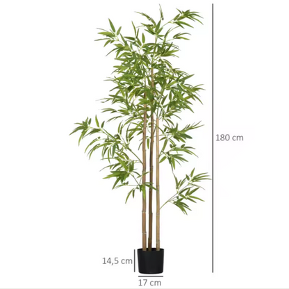 Artificial Bamboo Tree | 70-Inch Indoor &amp; Outdoor Statement Plant