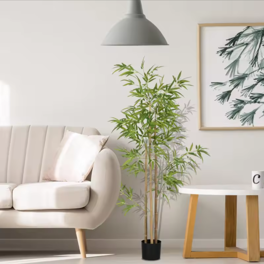 Artificial Bamboo Tree | 70-Inch Indoor &amp; Outdoor Statement Plant