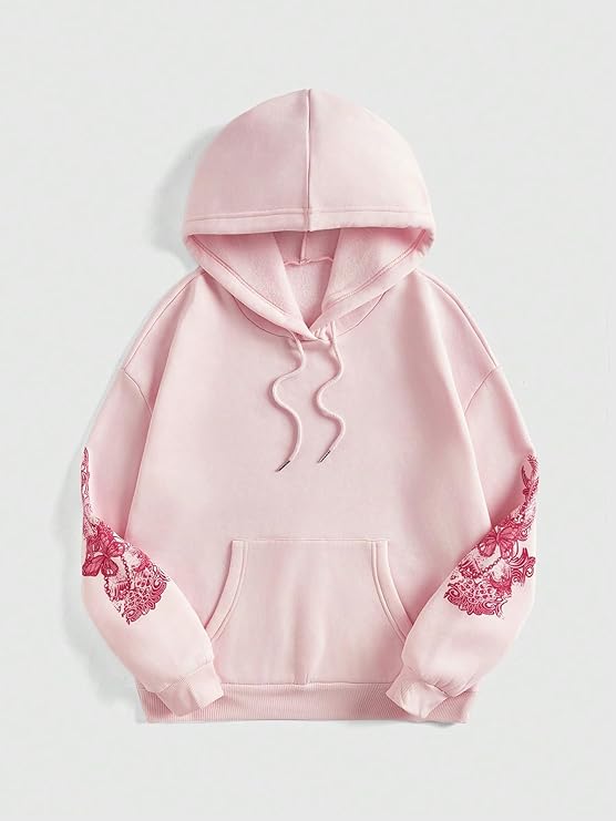 Beautiful Butterfly Black Ink Print Hoodie Enchanting Intricate Design