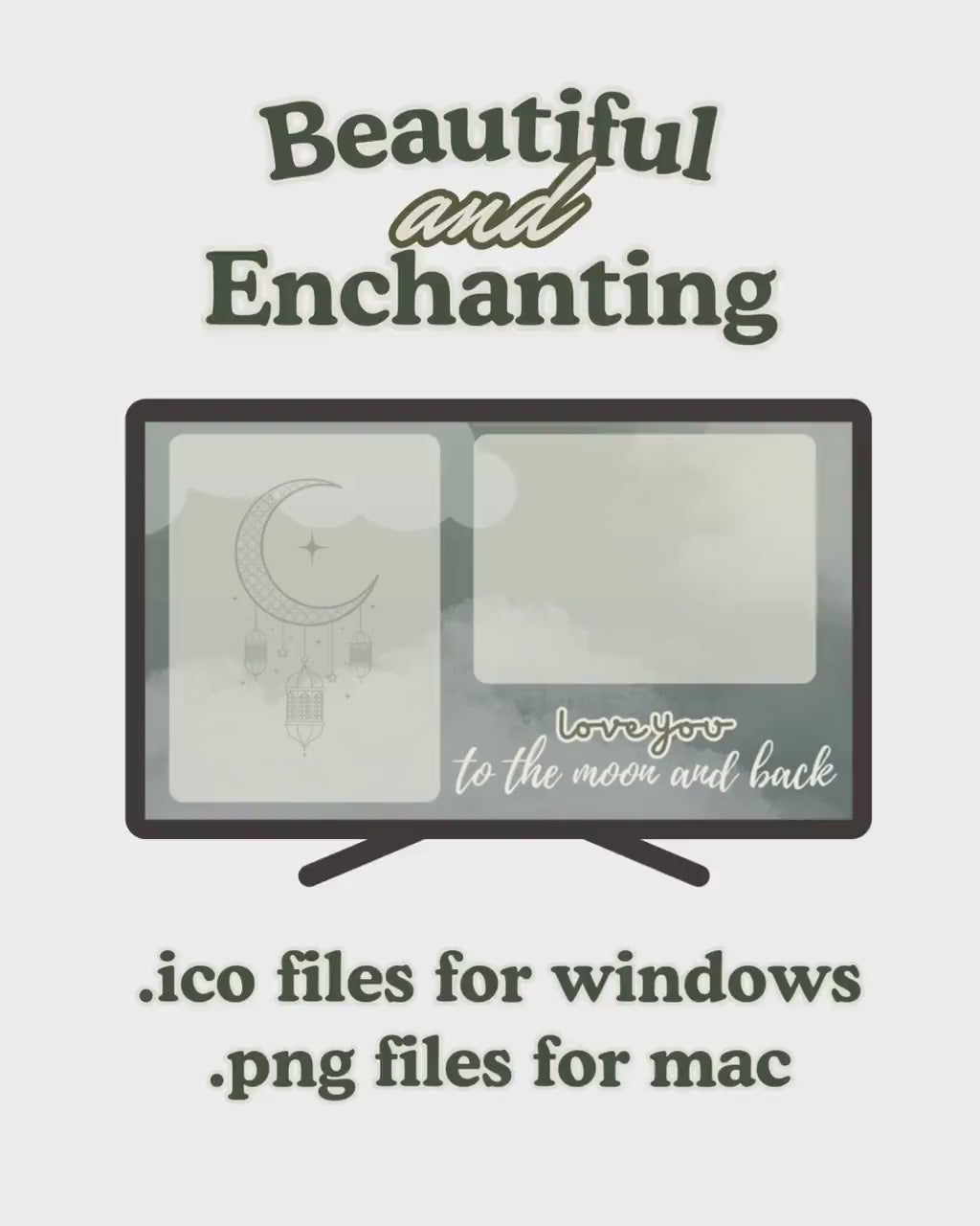 100+ Enchanting Astrology Office-Themed Desktop Icons Moon and Stars [Compatible With Mac and Windows] Hand-drawn